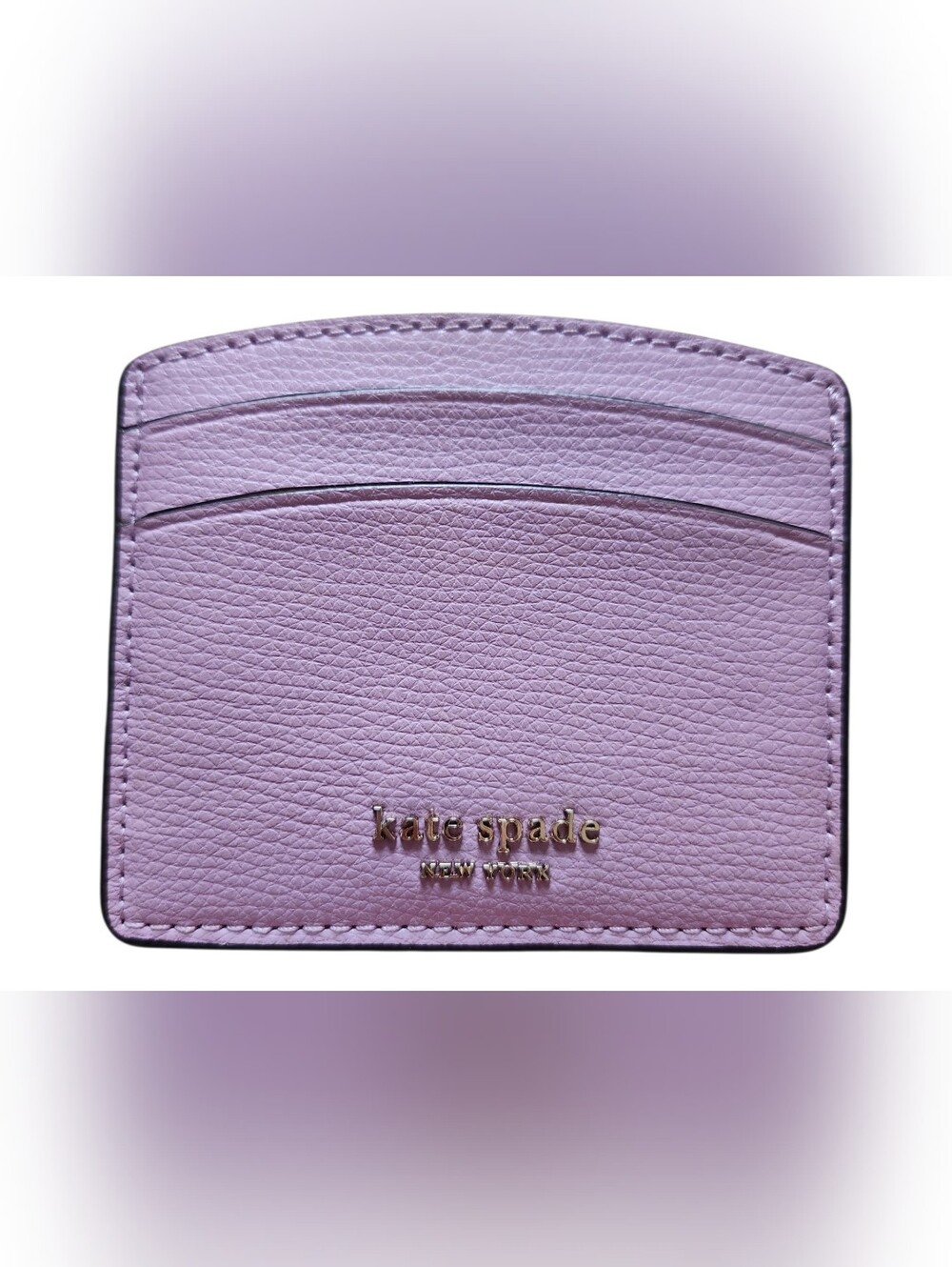 Kate Spade EUC Lavender Leather Cardholder
